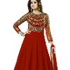 Semi Stitched Net Fabric dress with 2.1mt Dupata
