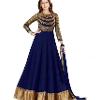 Semi Stitched Georgette Fabric with 2.1 mt Dupata